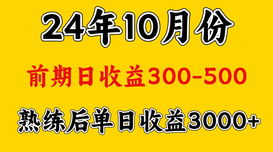 高手是怎么赚钱的.前期日收益500+熟练后日收益3000左右-试验田