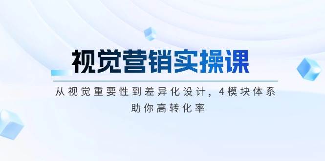 视觉设计实操课, 从视觉必要性到差异化经营, 4控制模块管理体系, 帮助你高转换率-中创网_分享创业资讯_网络项目资源-试验田