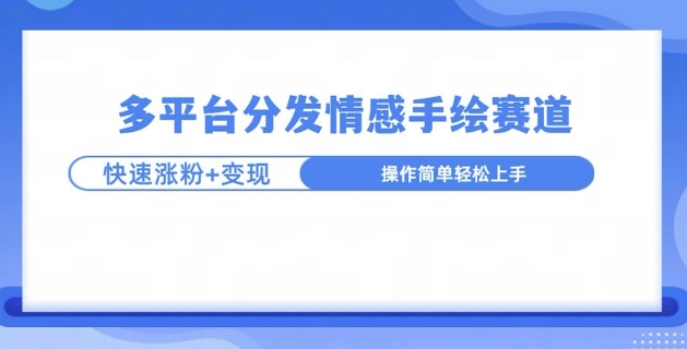 视频号手绘情感语录赛道玩法，快速涨粉+创作者计划收益-试验田