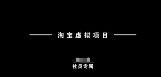 淘宝虚拟新项目，从技术到实际操作，萌新也可以快速入门-中创网_分享创业资讯_网络项目资源-试验田