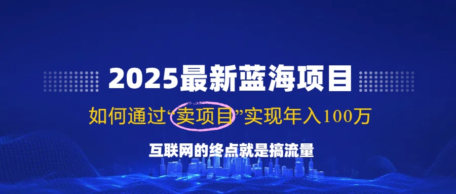 （14305期）2025全新蓝海项目，零门槛轻轻松松拷贝，月入10万 ，初学者也可以实际操作！-中创网_分享创业资讯_网络项目资源-试验田