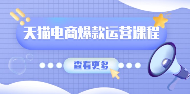 （13910期）天猫电商爆款运营课程，爆款卖点提炼与流量实操，多套模型全面学习-试验田