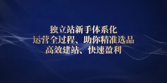 （13914期）独立站新手体系化 运营全过程，助你精准选品、高效建站、快速盈利-试验田