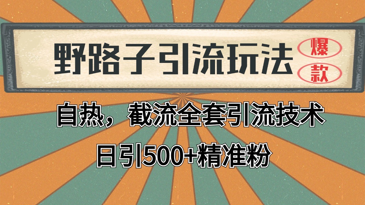 抖音小红书视频号全平台引流打法，全自动引流日引2000+精准客户-试验田