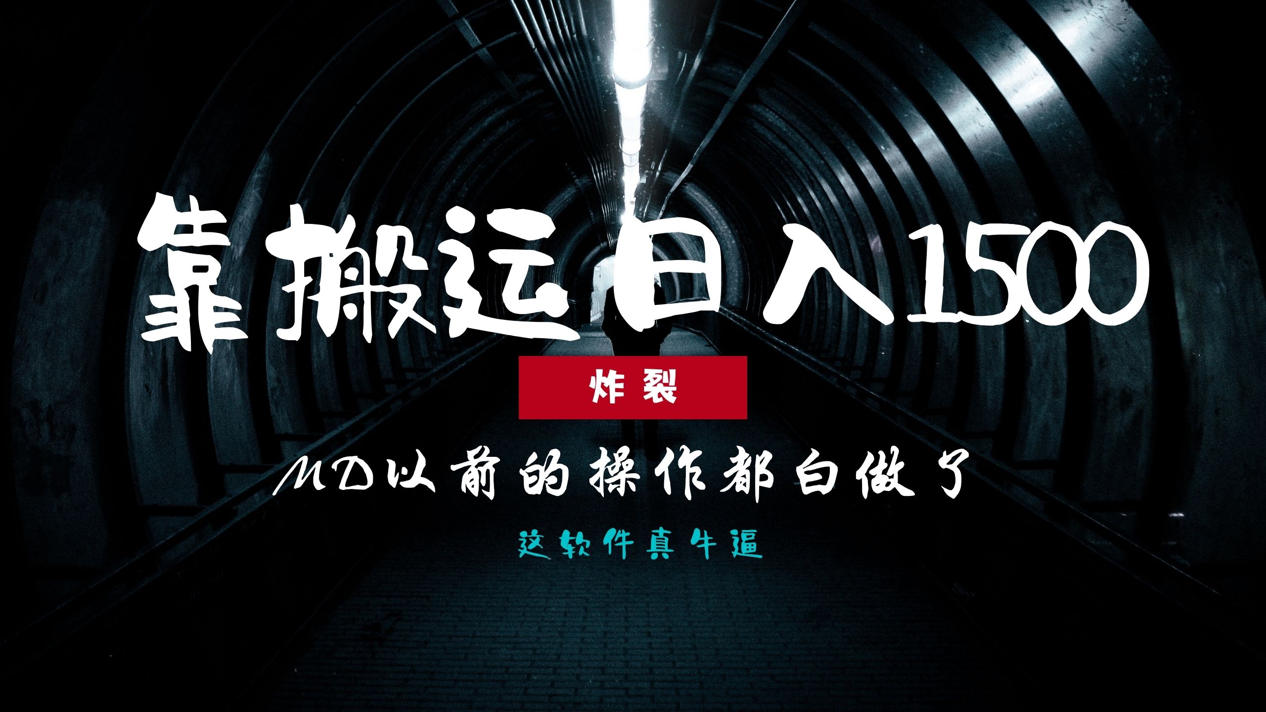 （13568期）炸裂！0基础搬运也能批量日赚1500+，以前的操作都白做了！-试验田