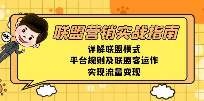 联盟营销实战指南，详解联盟模式、平台规则及联盟客运作，实现流量变现-试验田