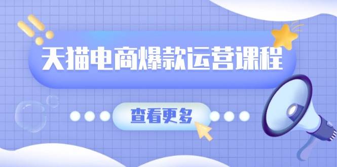 天猫电商爆款运营课程，爆款卖点提炼与流量实操，多套模型全面学习-试验田