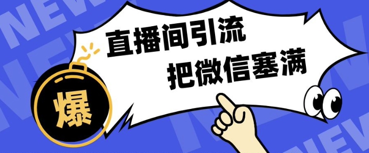 短视频直播间引流，单日轻松引流300+，把微信狠狠塞满-试验田